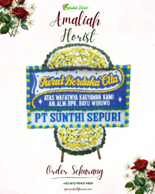 Papan Bunga Duka di Ogamanim