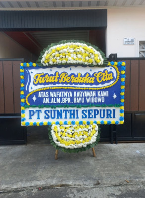 Papan Bunga Duka di Ogamanim
